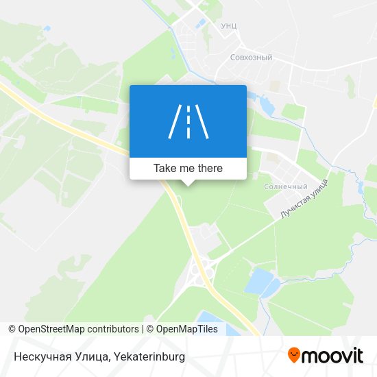 Нескучная Улица map