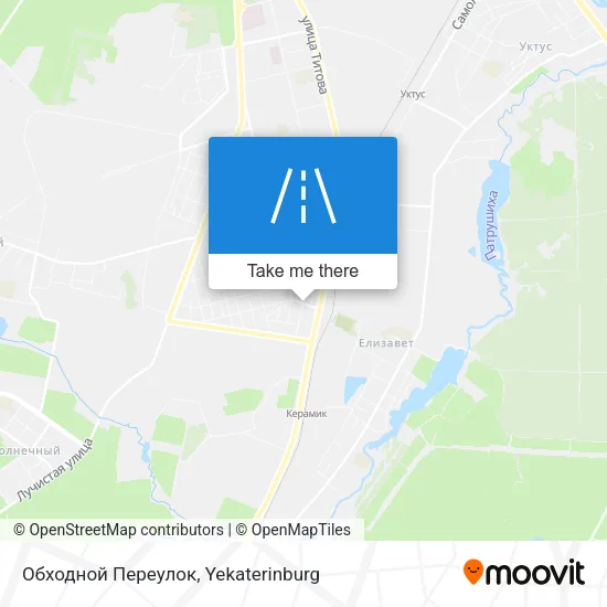 Обходной Переулок map