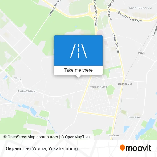 Окраинная Улица map