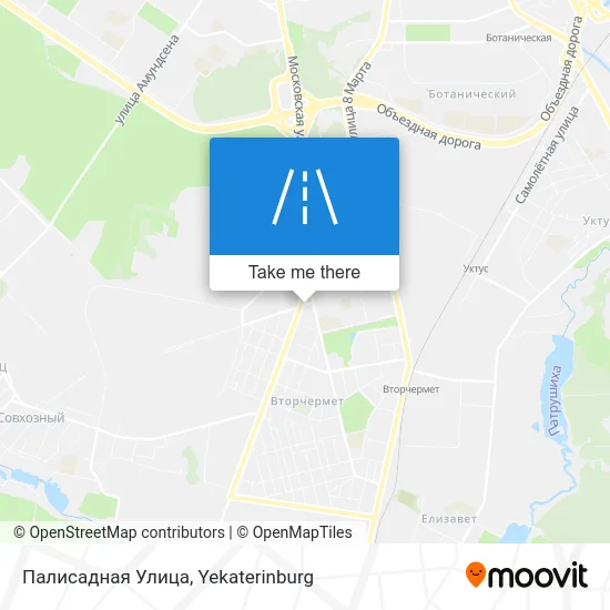 Палисадная Улица map