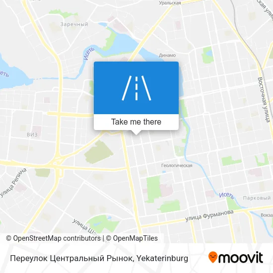 Переулок Центральный Рынок map