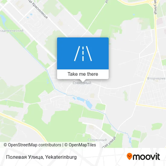 Полевая Улица map