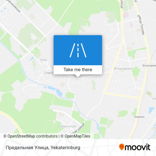 Предельная Улица map