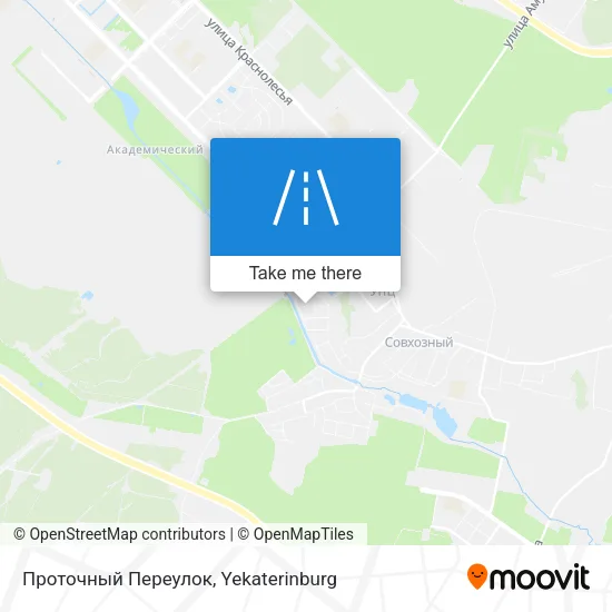 Проточный Переулок map