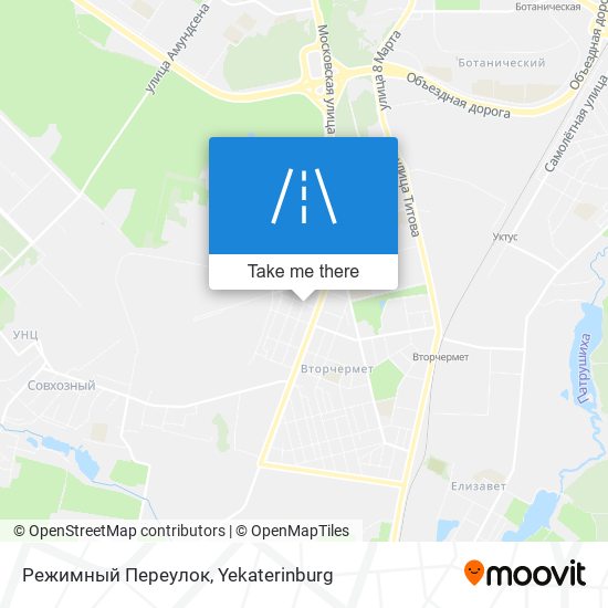 Режимный Переулок map