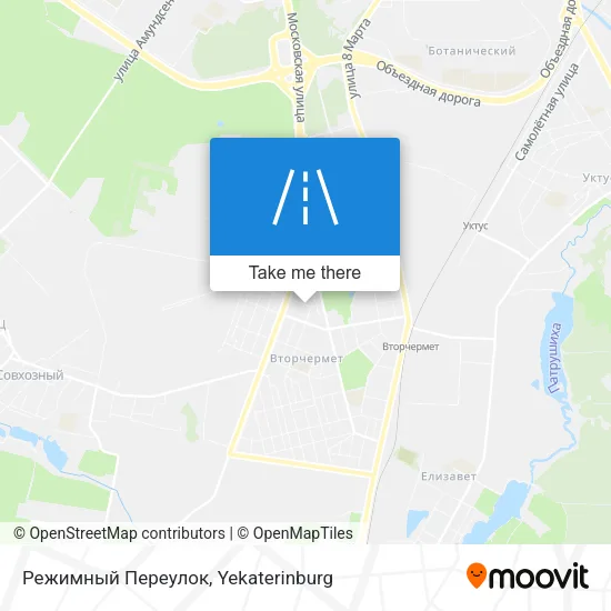 Режимный Переулок map