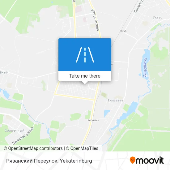 Рязанский Переулок map
