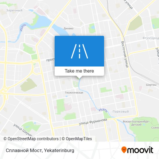 Сплавной Мост map