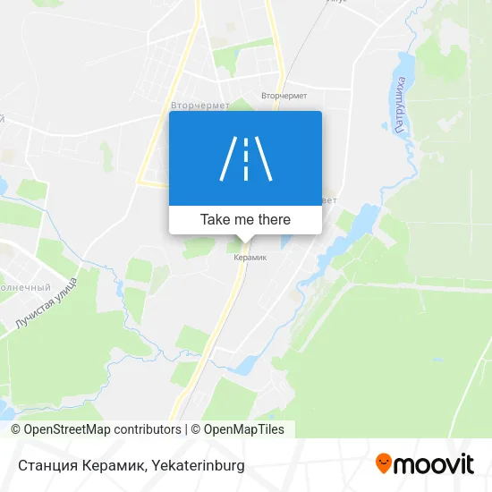 Станция Керамик map