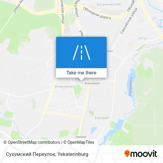 Сухумский Переулок map