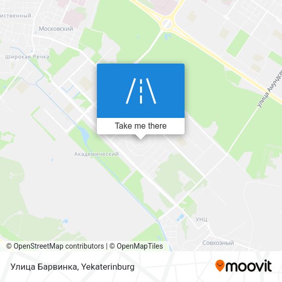 Улица Барвинка map