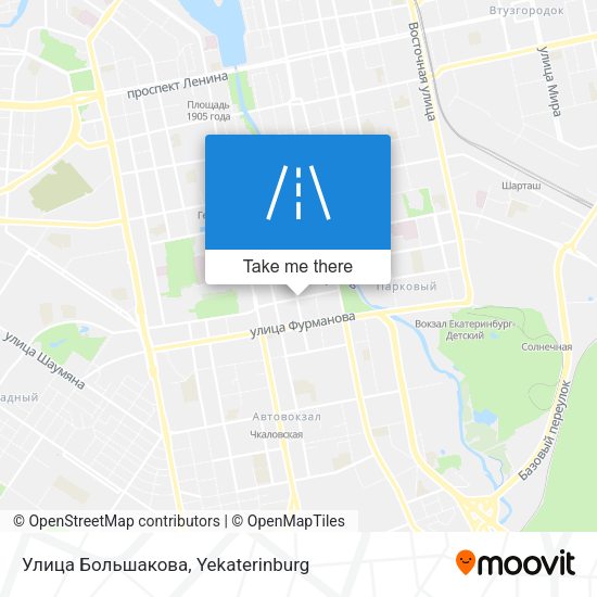Улица Большакова map