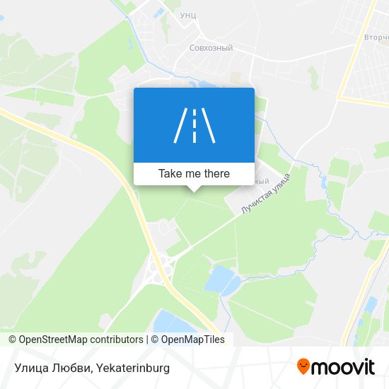 Улица Любви map