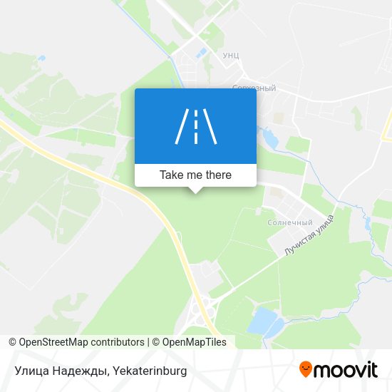 Улица Надежды map