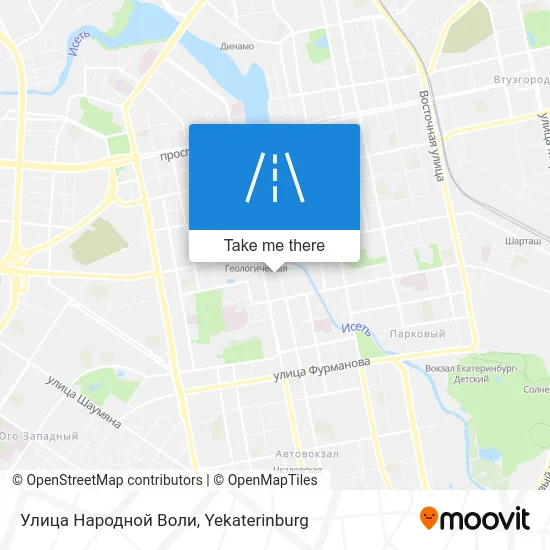 Улица Народной Воли map