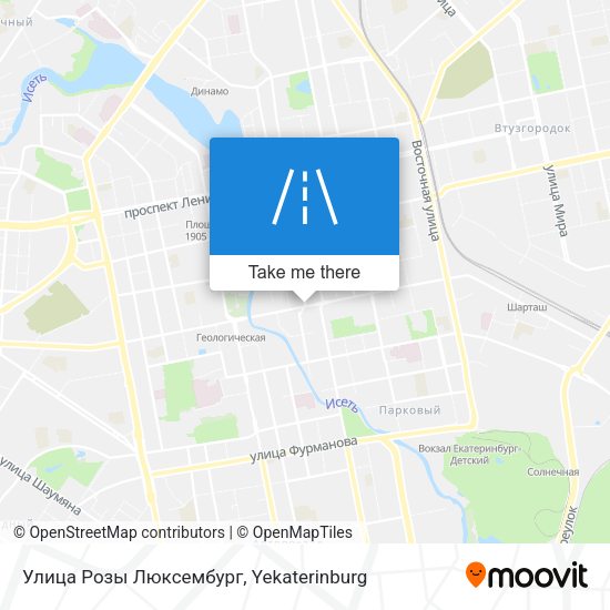 Улица Розы Люксембург map