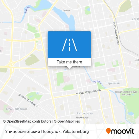 Университетский Переулок map