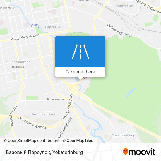 Базовый Переулок map