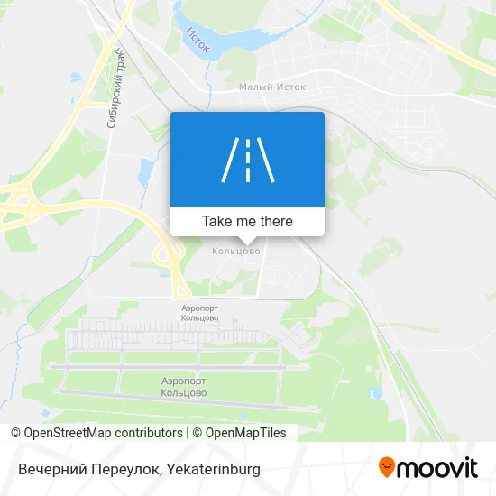 Вечерний Переулок map