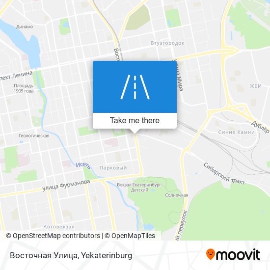 Восточная Улица map