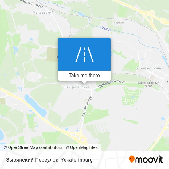 Зырянский Переулок map