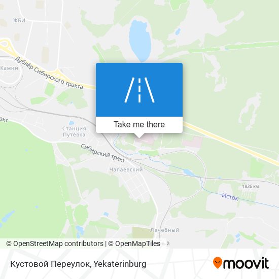 Кустовой Переулок map