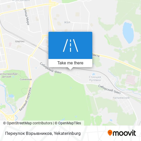 Переулок Взрывников map