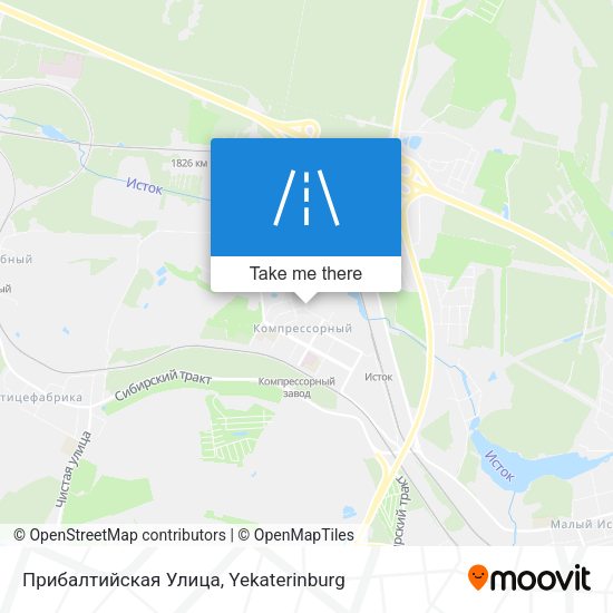 Прибалтийская Улица map
