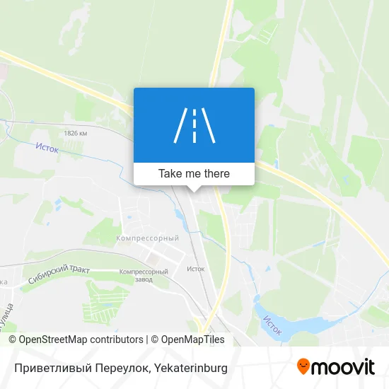Приветливый Переулок map