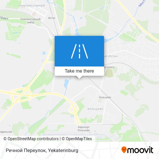 Речной Переулок map