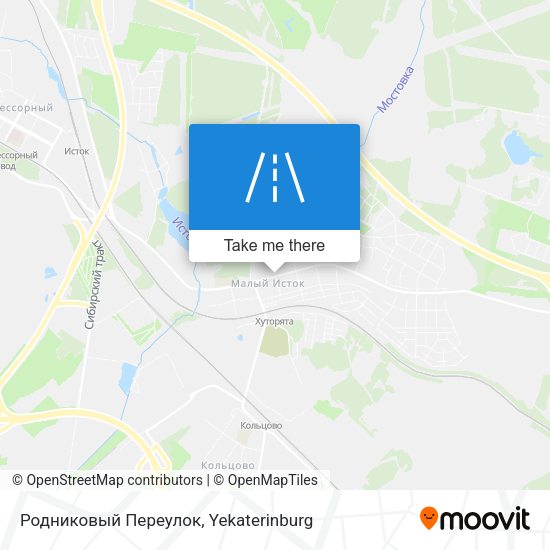 Родниковый Переулок map