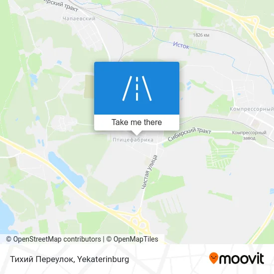 Тихий Переулок map
