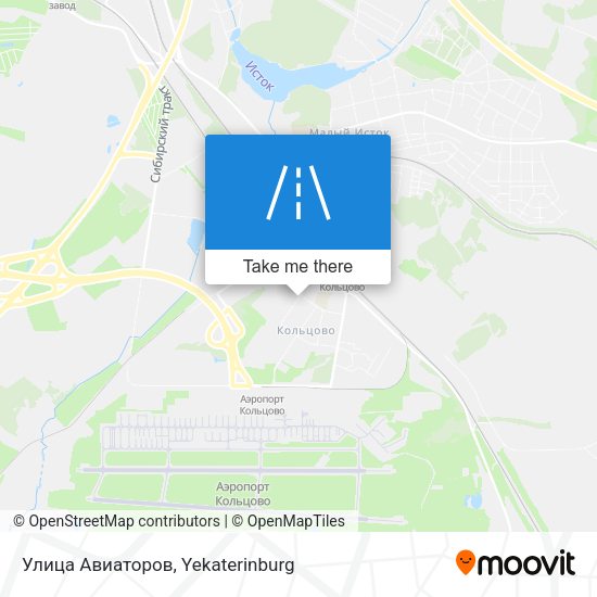Улица Авиаторов map