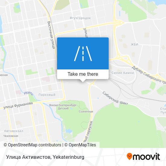 Улица Активистов map