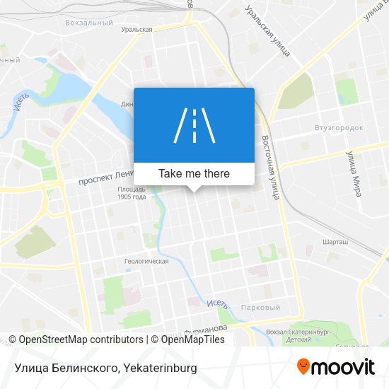 Улица Белинского map