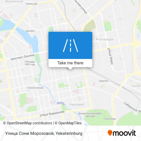 Улица Сони Морозовой map