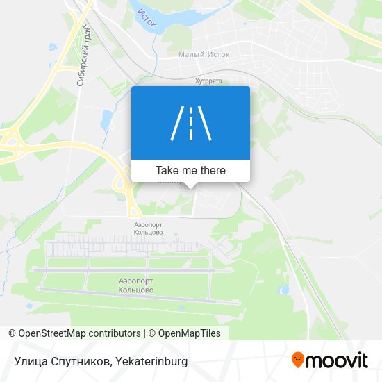 Улица Спутников map