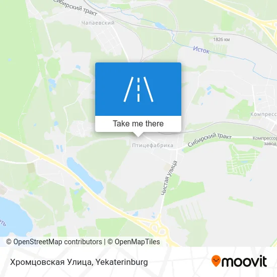 Хромцовская Улица map