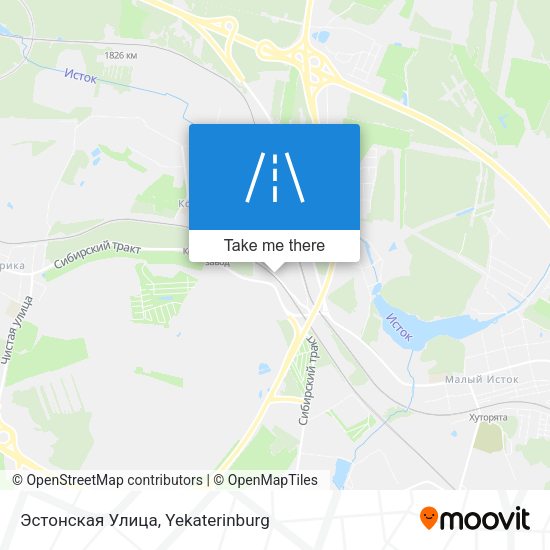 Эстонская Улица map