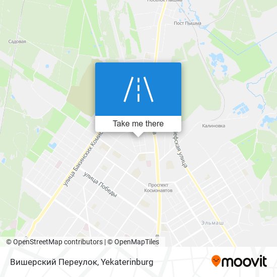 Вишерский Переулок map