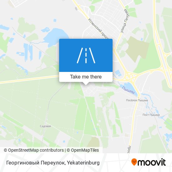 Георгиновый Переулок map