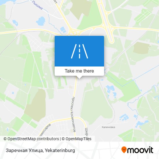 Заречная Улица map