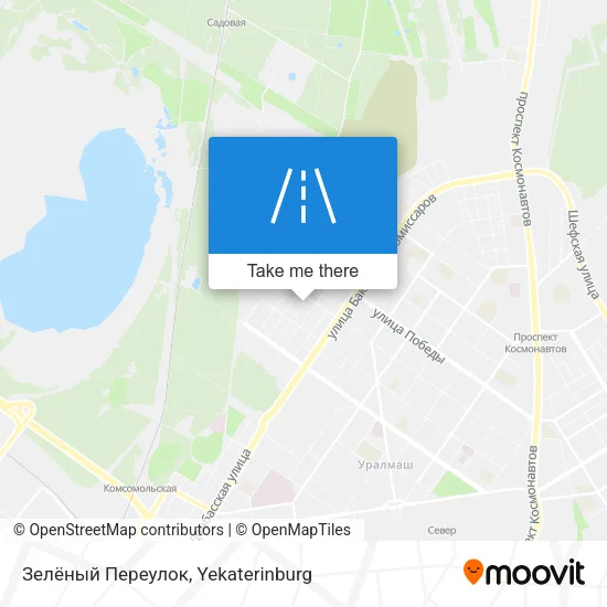 Зелёный Переулок map