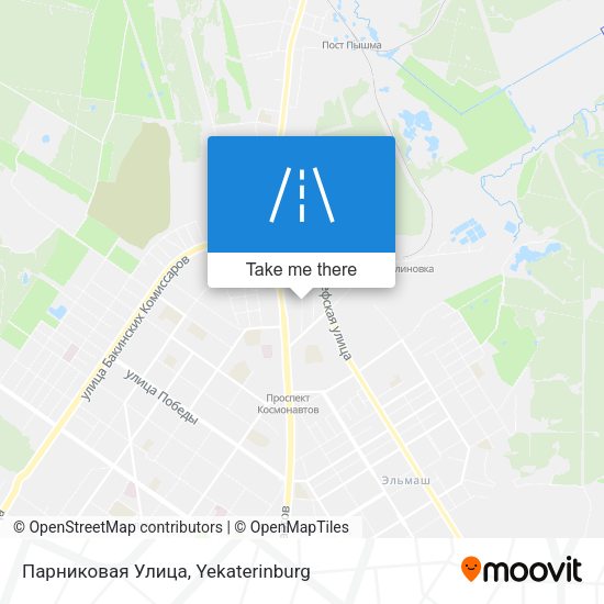 Парниковая Улица map