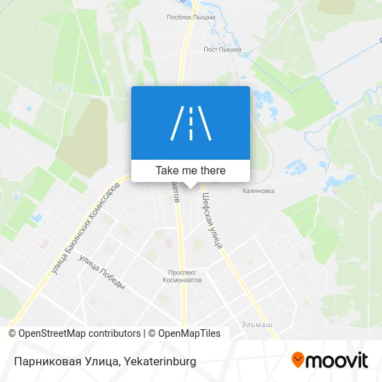 Парниковая Улица map