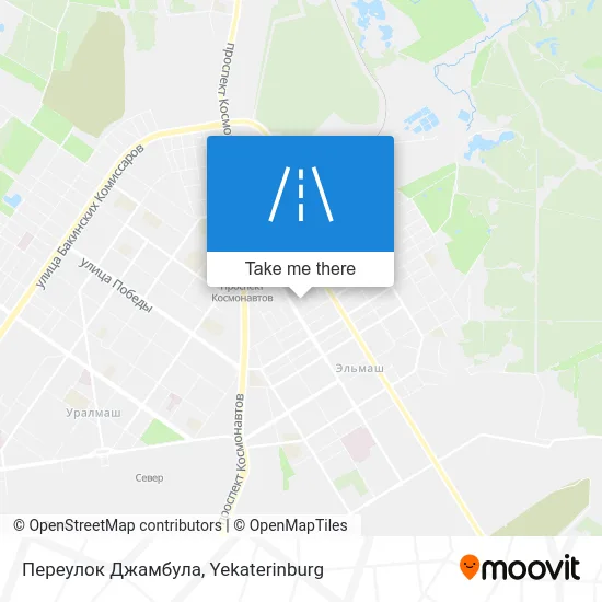 Переулок Джамбула map