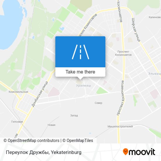Переулок Дружбы map