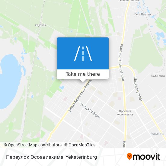 Переулок Осоавиахима map