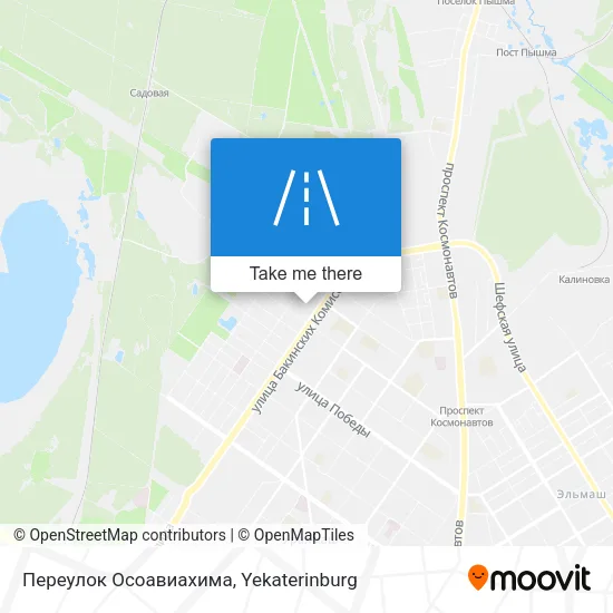 Переулок Осоавиахима map