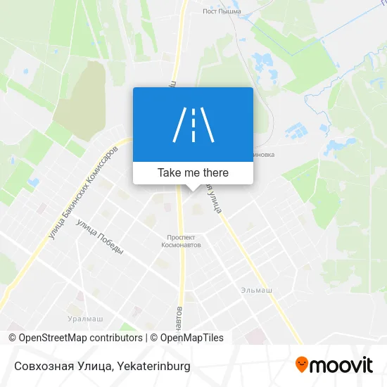 Совхозная Улица map